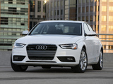 Audi A4 2.0T quattro Sedan US-spec (B8,8K) 2012 wallpapers