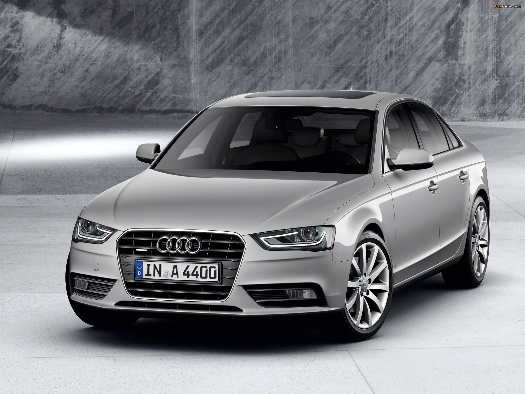 Audi A4 2.0T quattro Sedan (B8,8K) 2012 wallpapers (2048 x 1536)