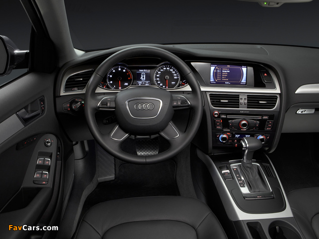 Audi A4 2.0T quattro Sedan US-spec (B8,8K) 2012 wallpapers (640 x 480)