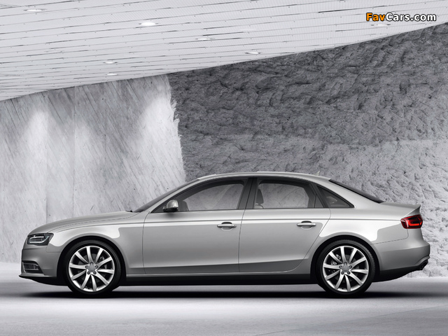 Audi A4 2.0T quattro Sedan (B8,8K) 2012 wallpapers (640 x 480)