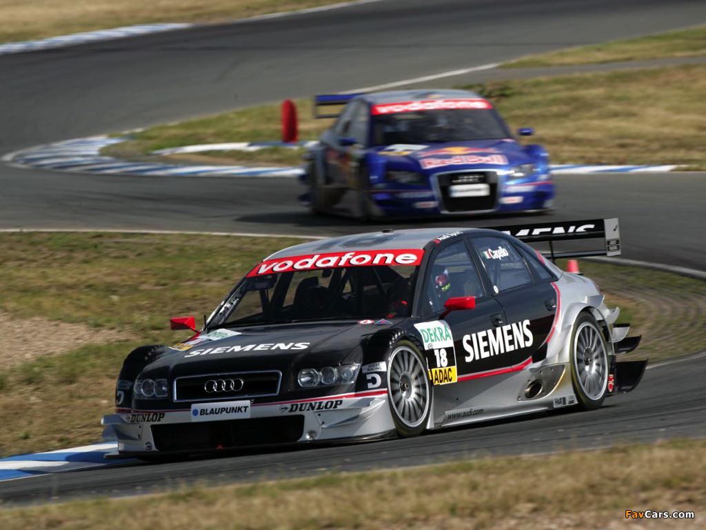 Audi A4 DTM (B6,8E) & A4 DTM (B7,8E) wallpapers (1024 x 768)