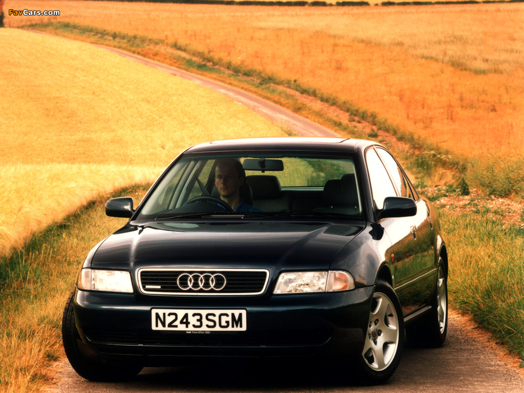 Images of Audi A4 Sedan UK-spec B5,8D (1994–1997) (1024 x 768)