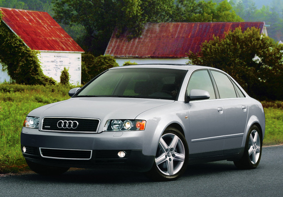 Images of Audi A4 Sedan US-spec B6,8E (2000–2004)