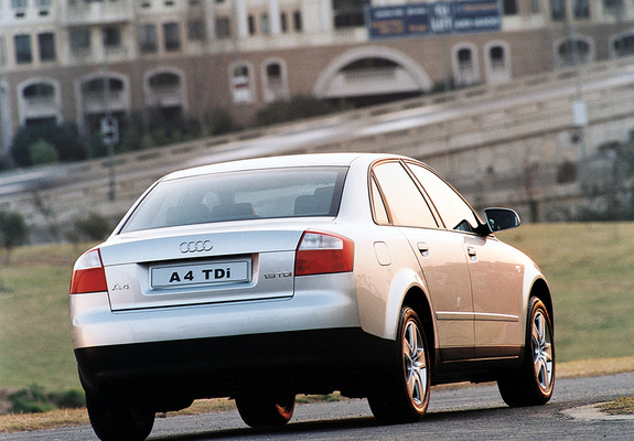Images of Audi A4 1.9 TDI Sedan ZA-spec B6,8E (2000–2004)