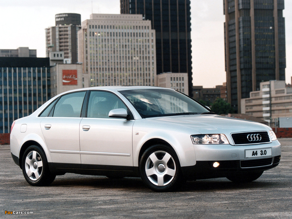 Images of Audi A4 3.0 Sedan ZA-spec B6,8E (2000–2004) (1024 x 768)