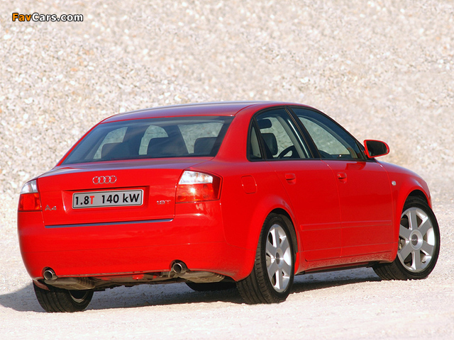 Images of Audi A4 1.8T S-Line Sedan ZA-spec B6,8E (2001–2004) (640 x 480)