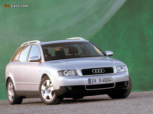 Images of Audi A4 1.9 TDI Avant B6,8E (2001–2004) (640 x 480)