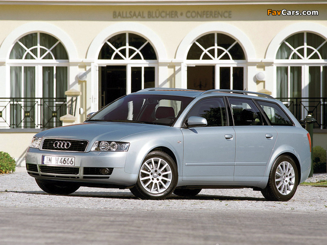 Images of Audi A4 2.5 TDI Avant B6,8E (2001–2004) (640 x 480)