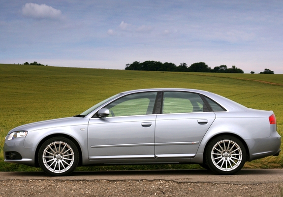 Images of Audi A4 2.0T S-Line Sedan UK-spec B7,8E (2004–2007)