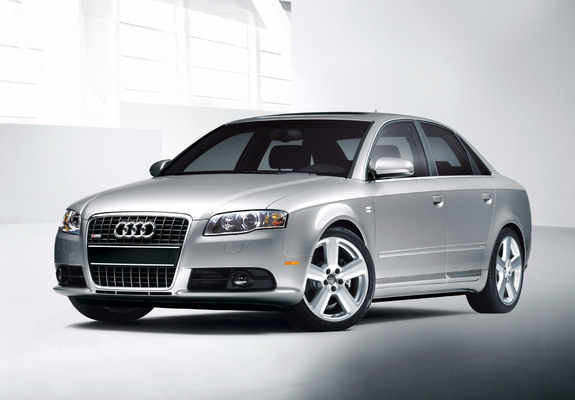 Images of Audi A4 2.0T S-Line Sedan US-spec B7,8E (2004–2007)