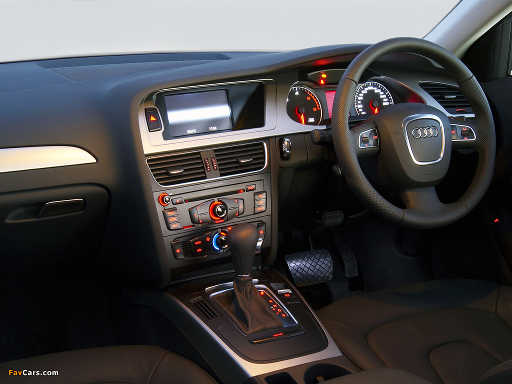 Images of Audi A4 2.0 TDI Sedan ZA-spec B8,8K (2007–2011) (1024 x 768)