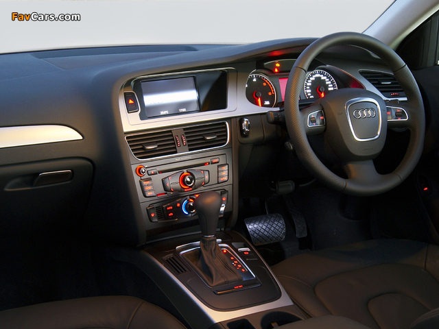 Images of Audi A4 2.0 TDI Sedan ZA-spec B8,8K (2007–2011) (640 x 480)