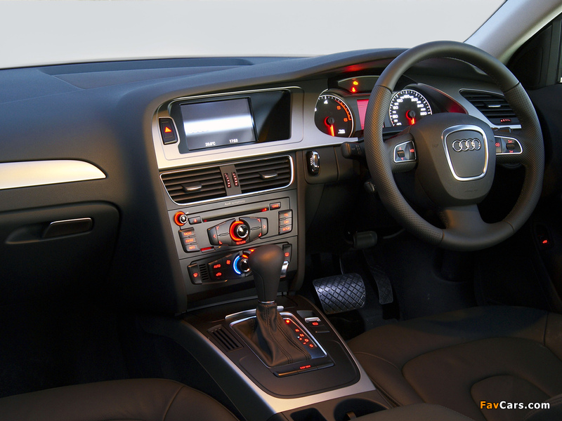 Images of Audi A4 2.0 TDI Sedan ZA-spec B8,8K (2007–2011) (800 x 600)