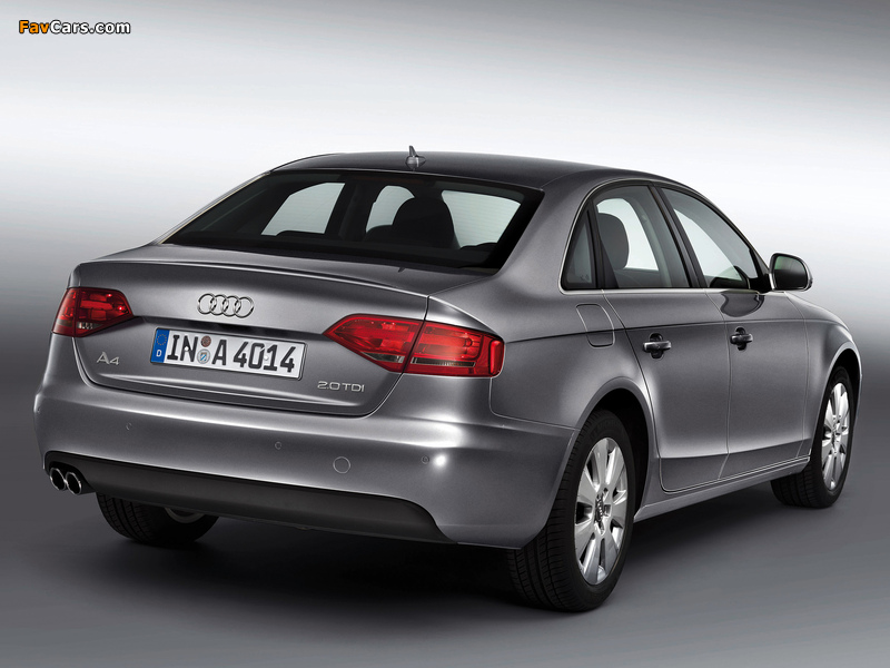 Images of Audi A4 2.0 TDI Сoncept E B8,8K (2008) (800 x 600)