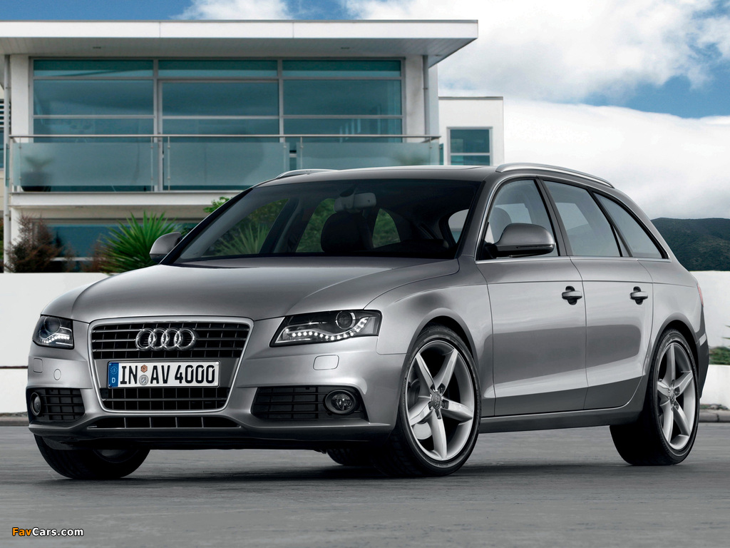 Images of Audi A4 2.0 TDI Avant B8,8K (2008–2011) (1024 x 768)