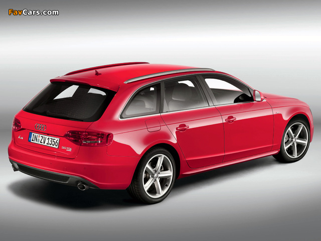 Images of Audi A4 3.0 TDI quattro Avant B8,8K (2008–2011) (640 x 480)