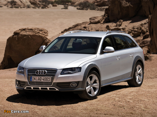 Images of Audi A4 Allroad 2.0T quattro B8,8K (2009–2011) (640 x 480)