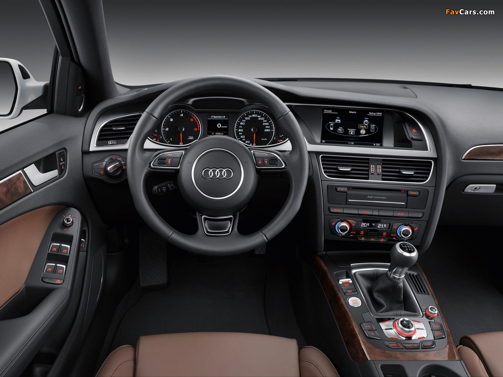 Images of Audi A4 2.0 TDI quattro Avant (B8,8K) 2012 (1024 x 768)