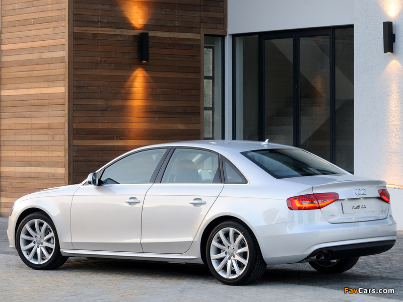 Images of Audi A4 1.8T Sedan ZA-spec (B8,8K) 2012 (800 x 600)