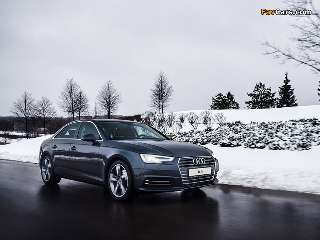 Images of Audi A4 1.4 TFSI sport (B9) 2015 (640 x 480)