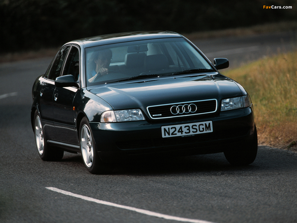 Photos of Audi A4 Sedan UK-spec B5,8D (1994–1997) (1024 x 768)