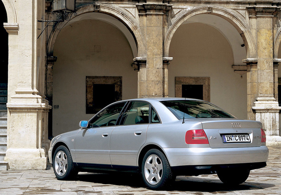 Photos of Audi A4 1.8 TDI Sedan B5,8D (1997–2000)