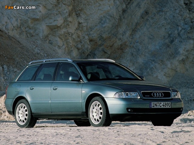 Photos of Audi A4 2.8 quattro Avant B5,8D (1997–2001) (640 x 480)