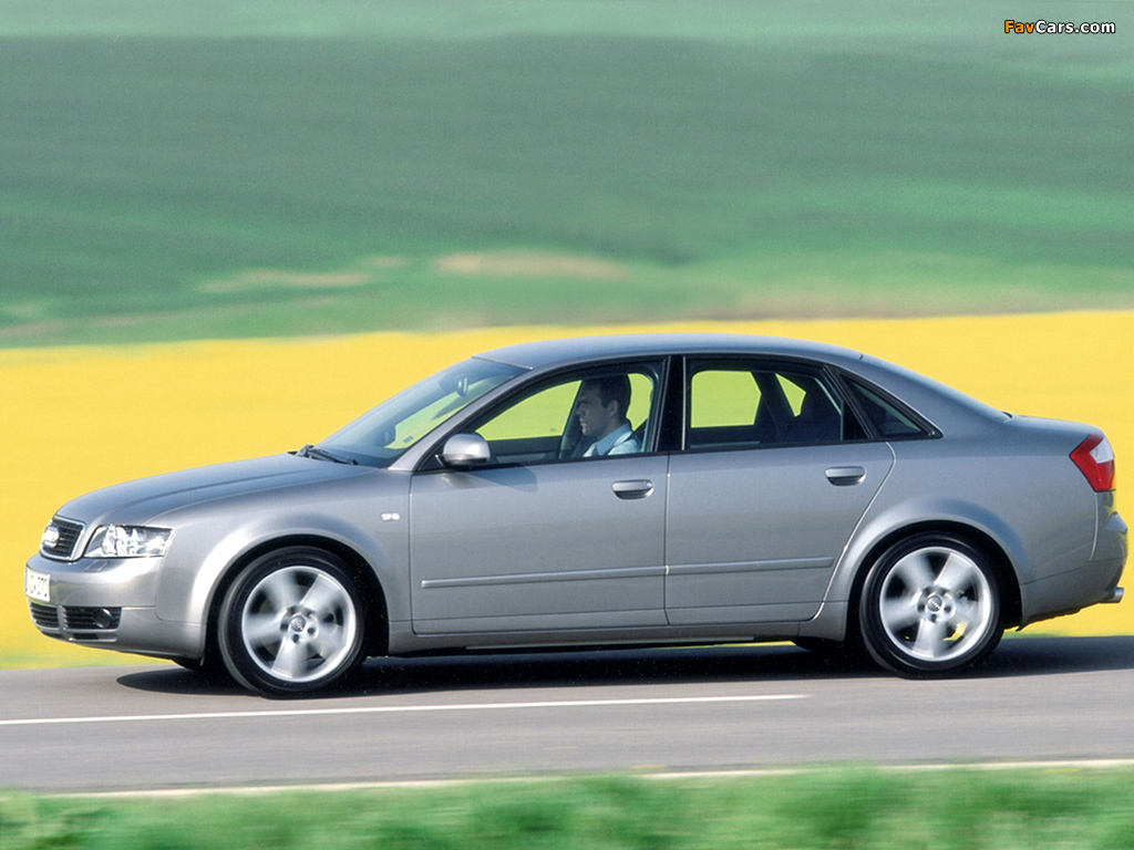 Photos of Audi A4 1.8T Sedan B6,8E (2000–2004) (1024 x 768)