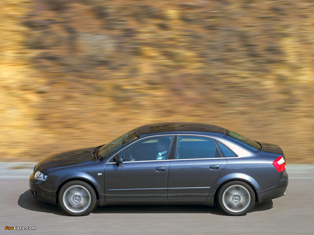 Photos of Audi A4 3.0 quattro Sedan B6,8E (2000–2004) (1024 x 768)