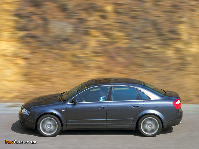 Photos of Audi A4 3.0 quattro Sedan B6,8E (2000–2004) (640 x 480)