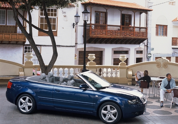 Photos of Audi A4 3.0 Cabrio B6,8H (2001–2005)