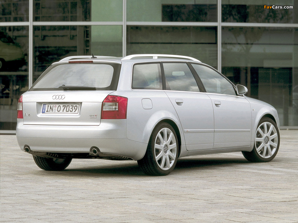 Photos of Audi A4 1.8T S-Line Avant B6,8E (2001–2004) (1024 x 768)