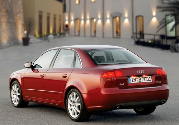Photos of Audi A4 3.0 TDI quattro Sedan B7,8E (2004–2007)