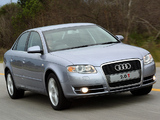 Photos of Audi A4 2.0T Sedan ZA-spec B7,8E (2004–2007)