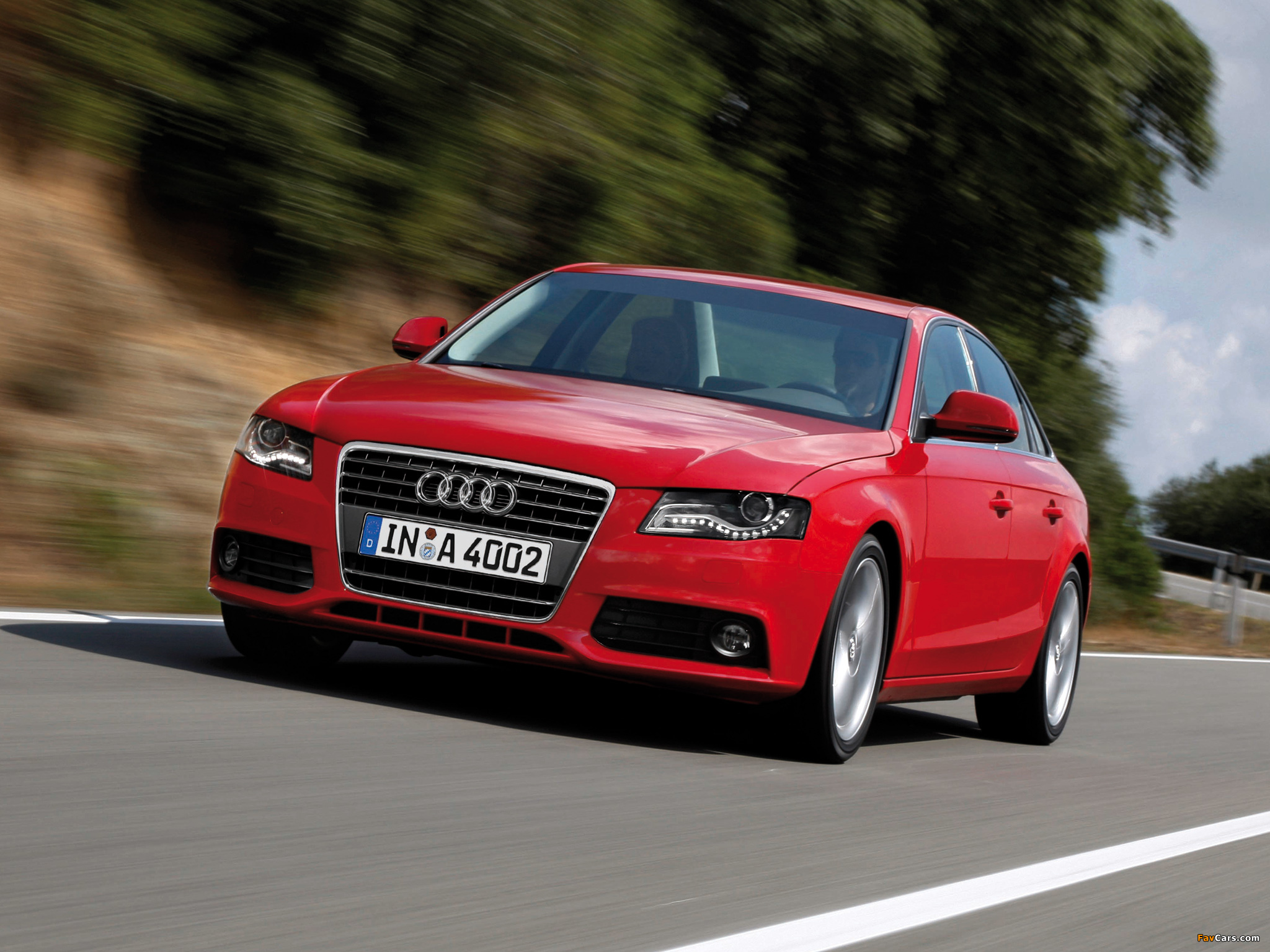 Photos of Audi A4 1.8T Sedan B8,8K (2007–2011) (2048 x 1536)