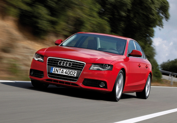 Photos of Audi A4 1.8T Sedan B8,8K (2007–2011)