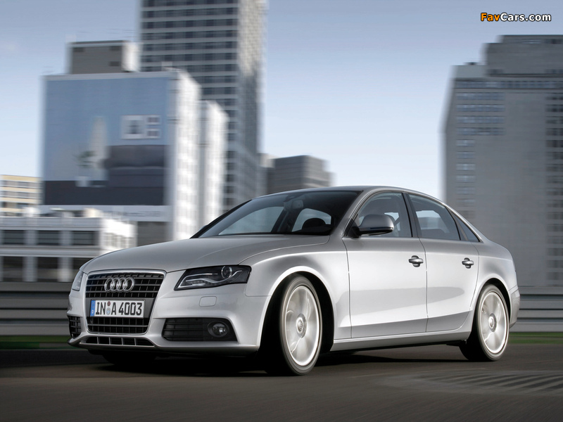 Photos of Audi A4 2.0 TDI Sedan B8,8K (2007–2011) (800 x 600)