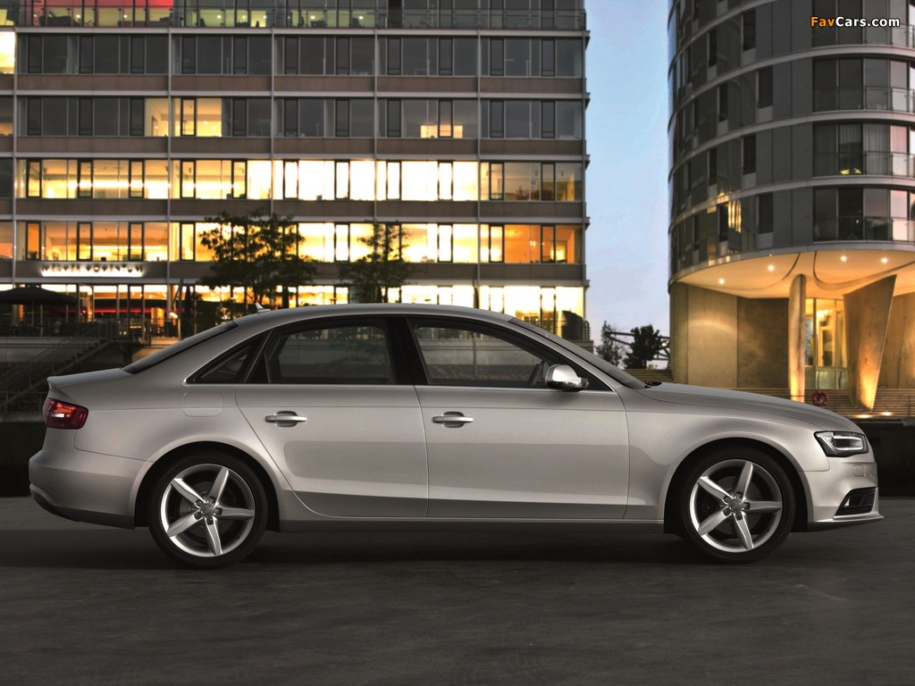 Photos of Audi A4 2.0 TFSI Sedan (B8,8K) 2012 (1024 x 768)