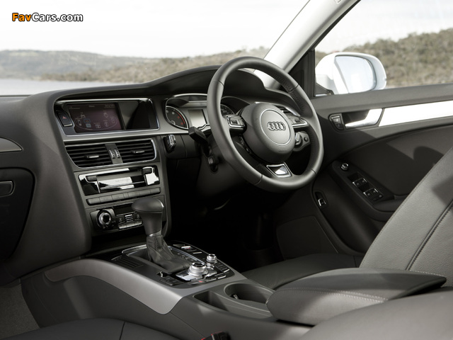 Photos of Audi A4 1.8T Sedan AU-spec (B8,8K) 2012 (640 x 480)