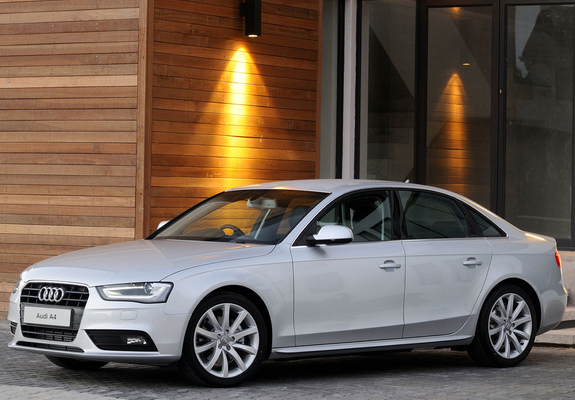 Photos of Audi A4 1.8T Sedan ZA-spec (B8,8K) 2012