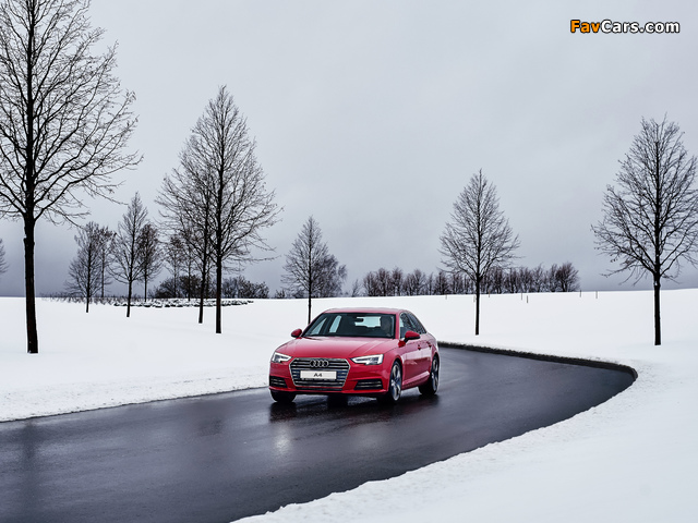 Photos of Audi A4 1.4 TFSI sport (B9) 2015 (640 x 480)