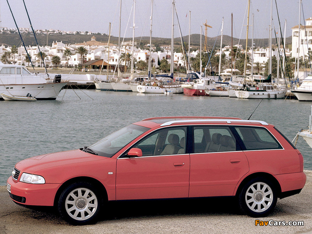 Pictures of Audi A4 1.9 TDI Avant B5,8D (1996–2001) (640 x 480)