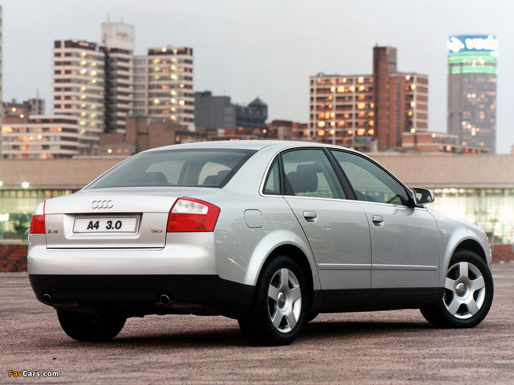 Pictures of Audi A4 3.0 Sedan ZA-spec B6,8E (2000–2004) (1024 x 768)