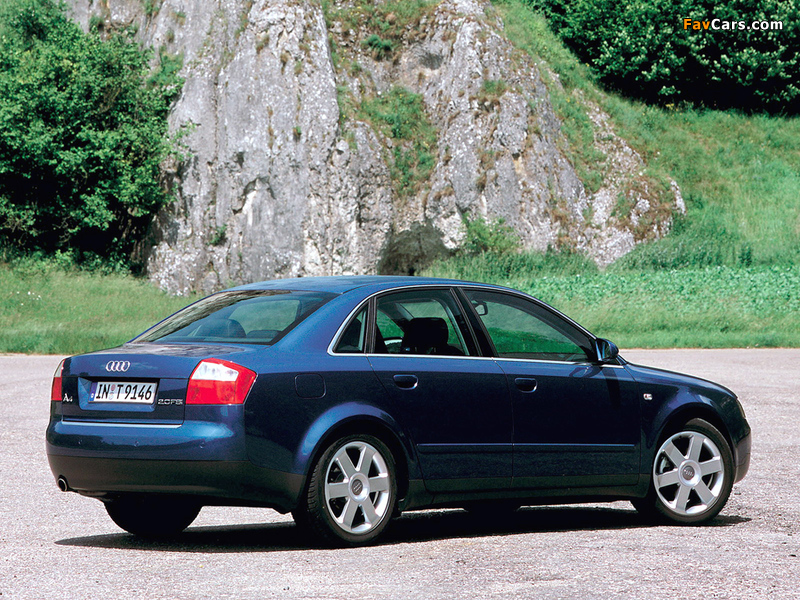Pictures of Audi A4 2.0 FSI Sedan B6,8E (2000–2004) (800 x 600)
