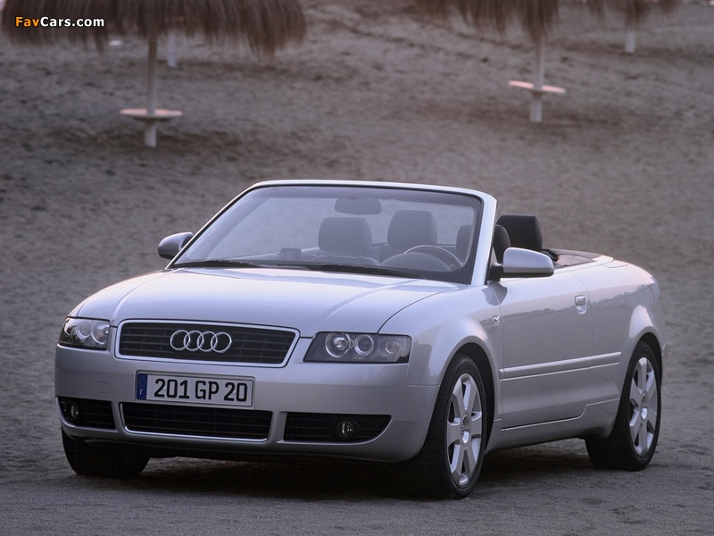 Pictures of Audi A4 2.4 Cabrio B6,8H (2001–2005) (800 x 600)