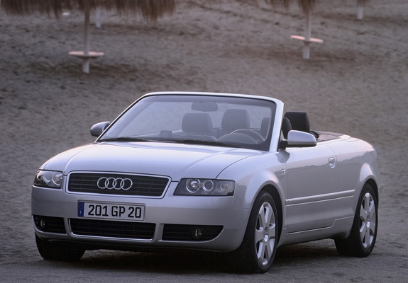 Pictures of Audi A4 2.4 Cabrio B6,8H (2001–2005)
