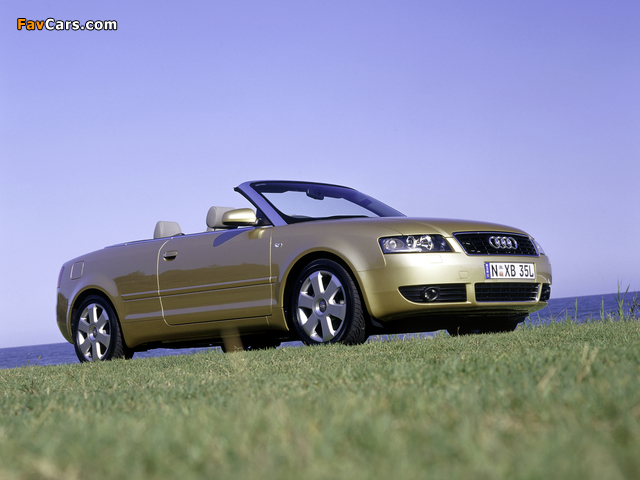 Pictures of Audi A4 2.0 Cabrio AU-spec (B6,8H) 2002–06 (640 x 480)