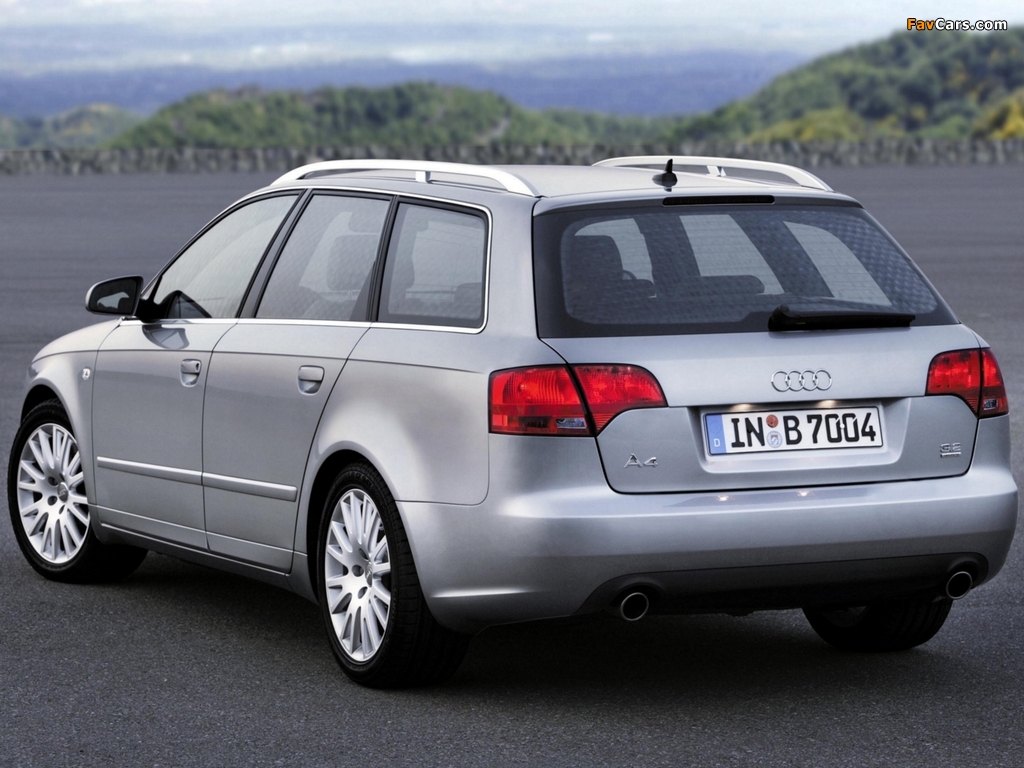 Pictures of Audi A4 3.2 TDI quattro Avant B7,8E (2004–2008) (1024 x 768)