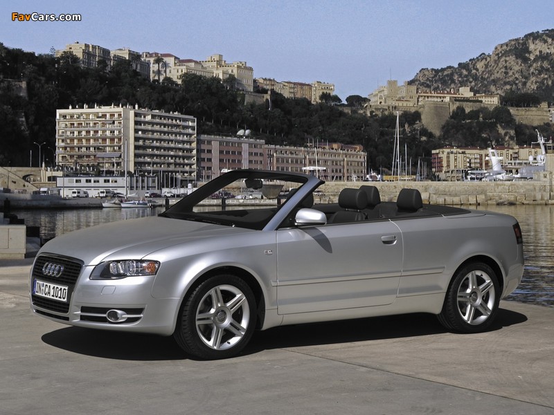 Pictures of Audi A4 2.0T Cabrio B7,8H (2005) (800 x 600)