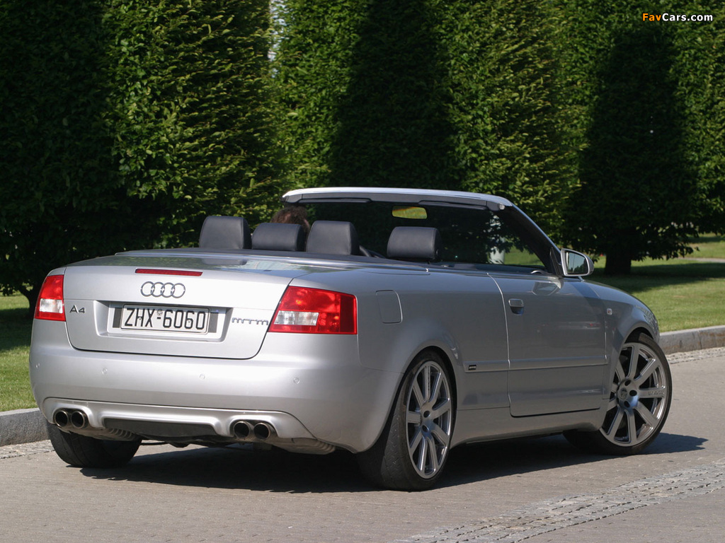 Pictures of MTM Audi A4 Cabrio (B6,8H) 2006 (1024 x 768)